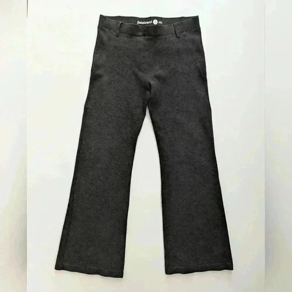 Betabrand Size Small -Petite Straight Leg Grey Dress, Yoga Pants